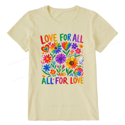 Pagewings Love For All Unisex Classic T-shirt