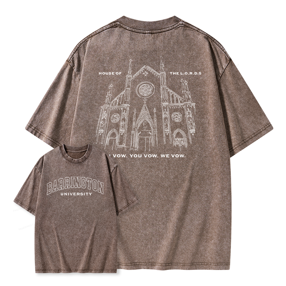 Pagewings Dark Romance Lover Unisex Washed T-shirt