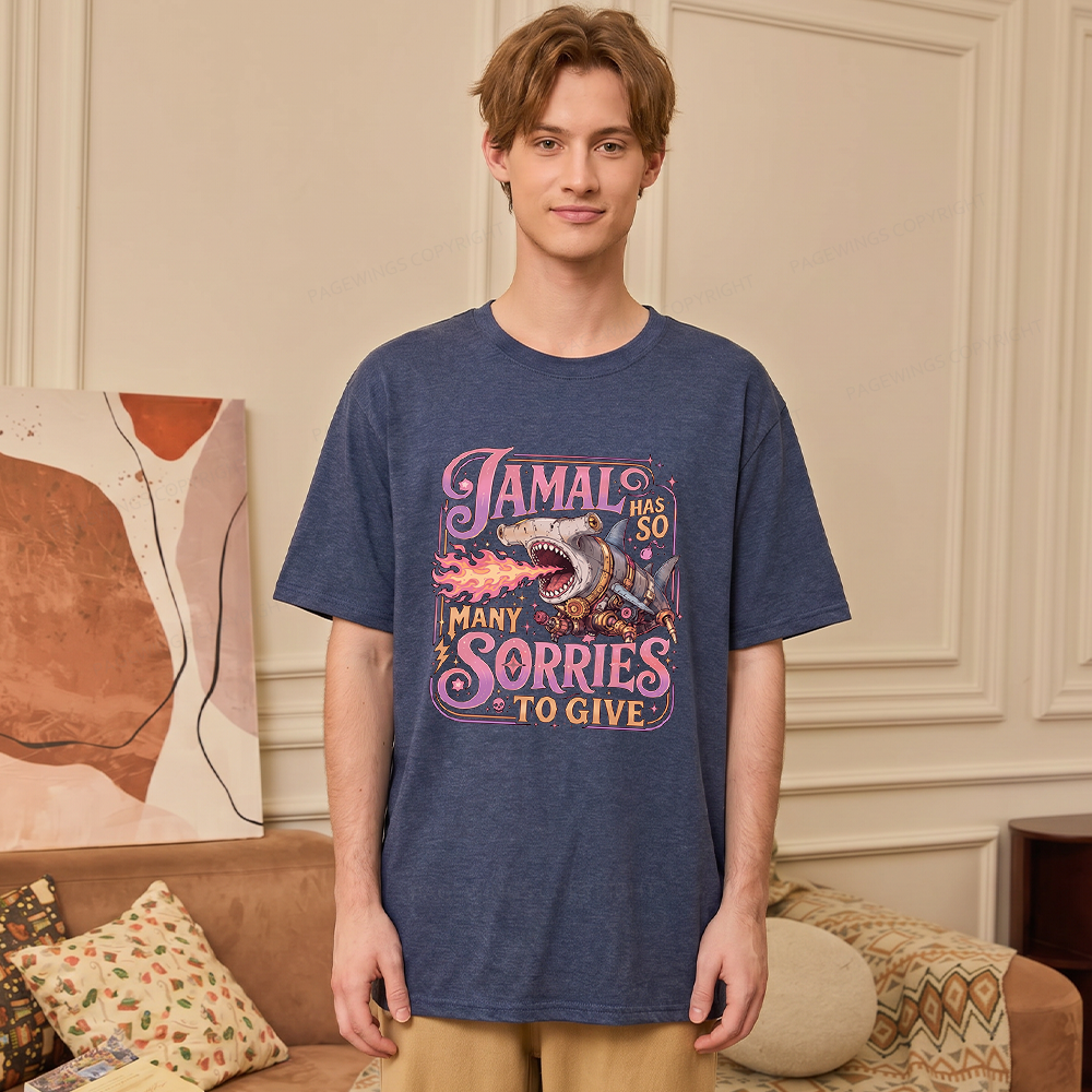 Pagewings So Many Sorries To Give Unisex Heather T-Shirt