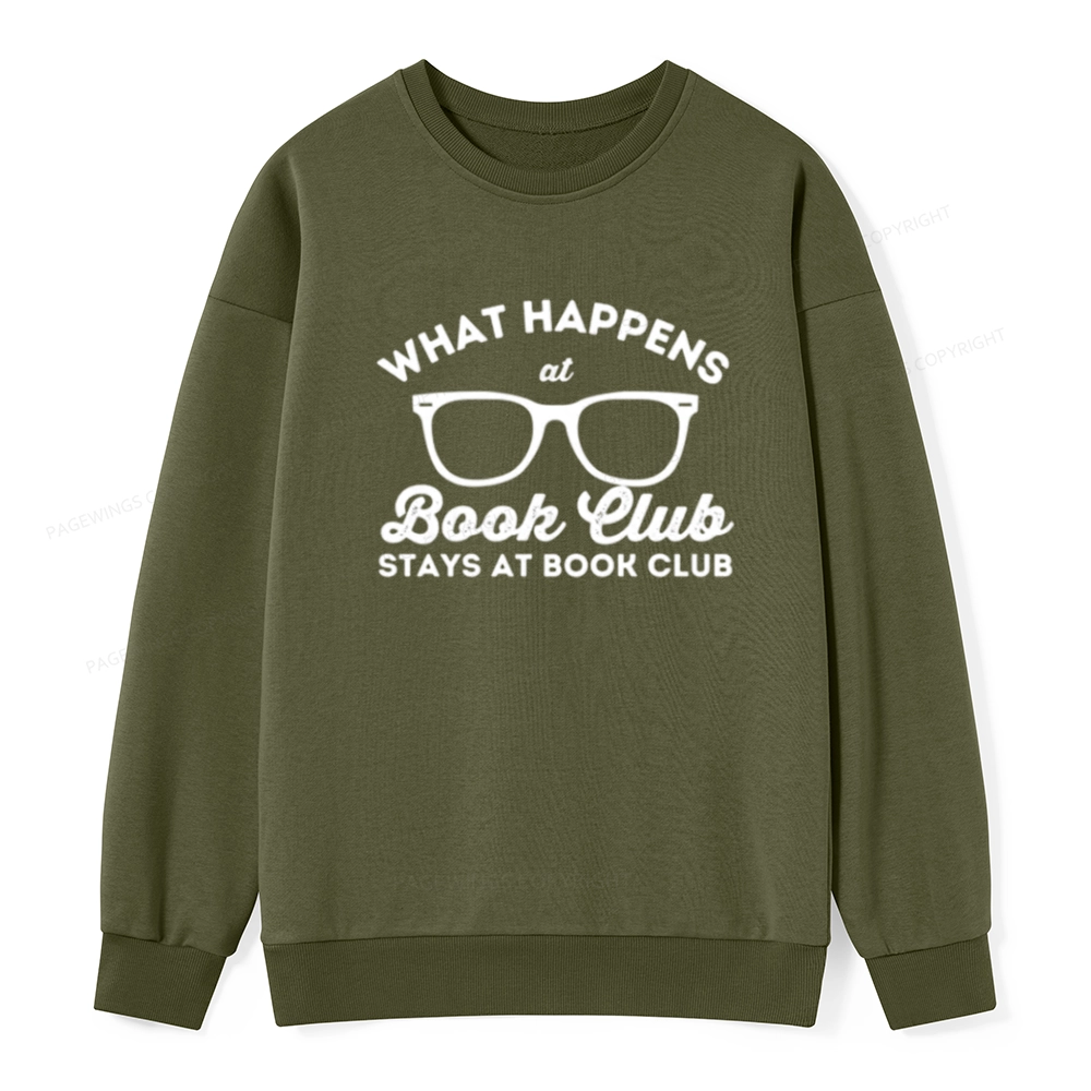 Pagewings What Happens At Book Club Unisex Classic Sweatshirt