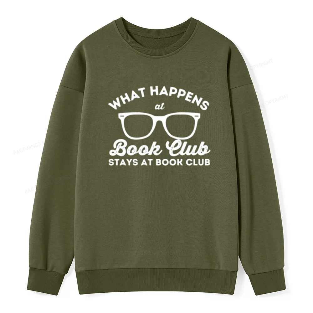 Pagewings What Happens At Book Club Unisex Classic Sweatshirt