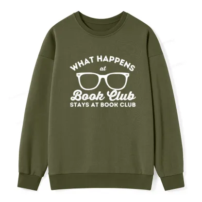 Pagewings What Happens At Book Club Unisex Classic Sweatshirt