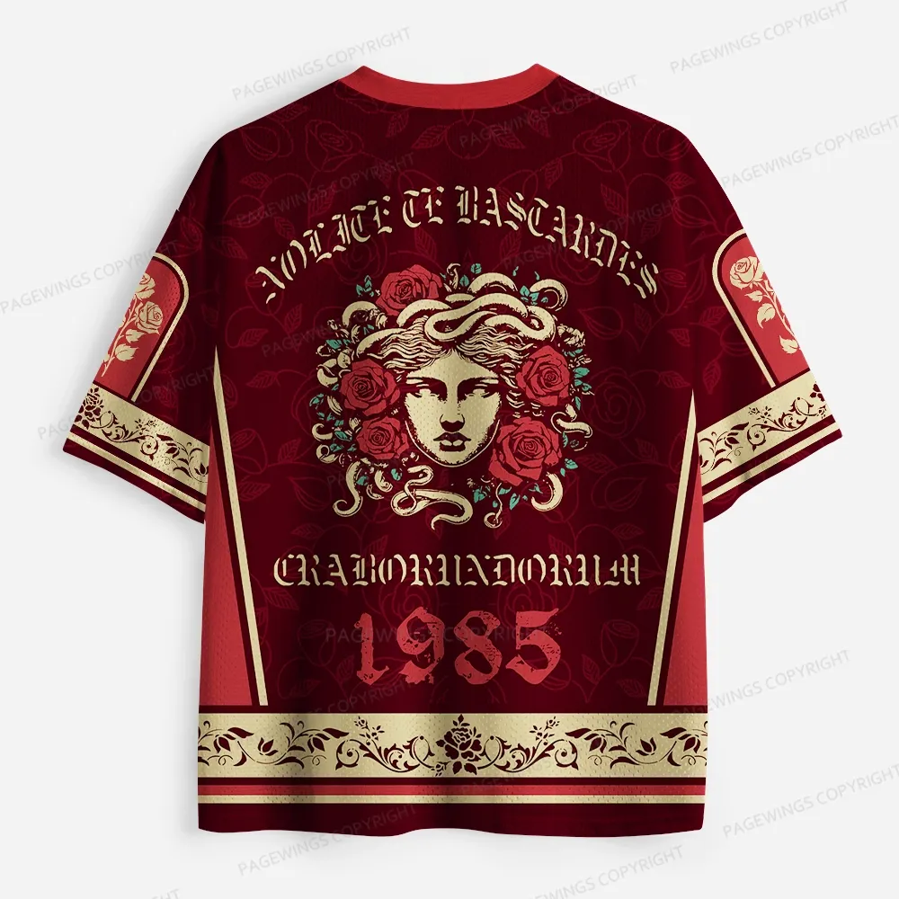 Pagewings Nolite Te Bastardes Carborundorum Unisex Mesh Jersey