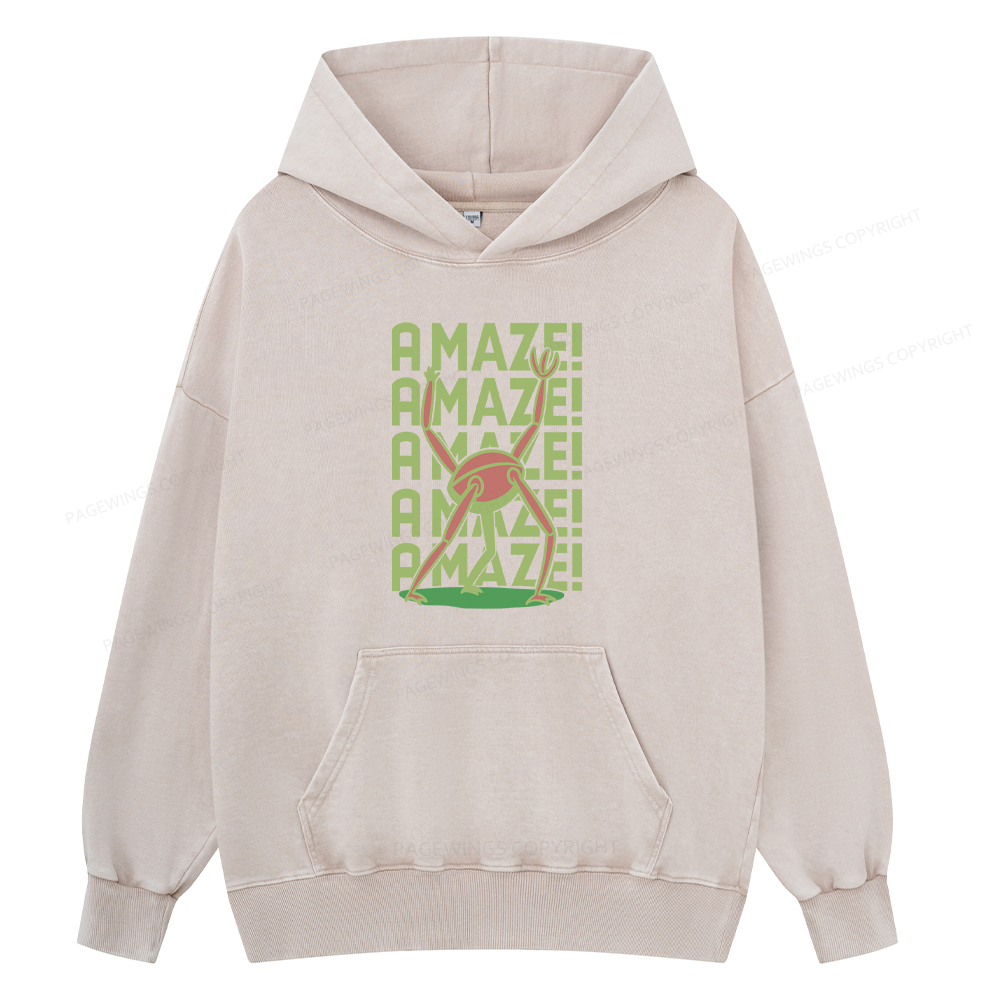 Pagewings Rocky Amaze Unisex Washed Hoodie