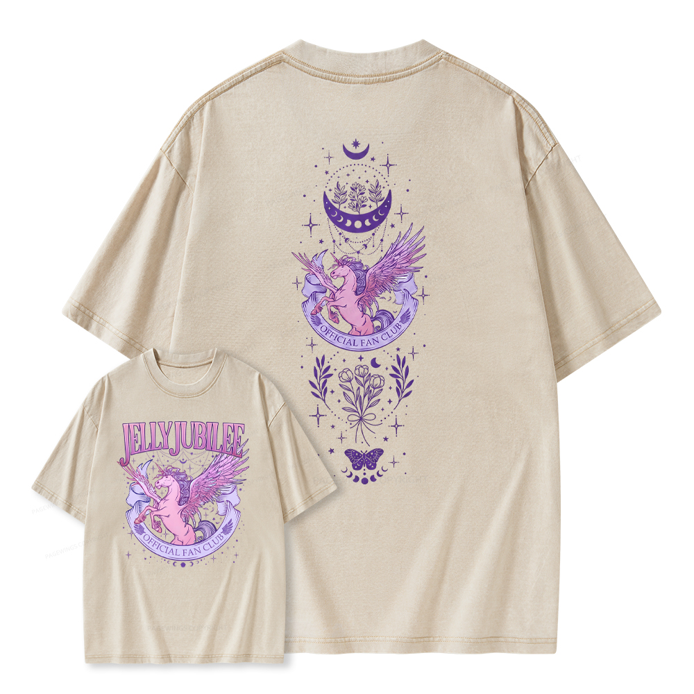 Pagewings Fantasy Books Lover Unisex Washed T-shirt