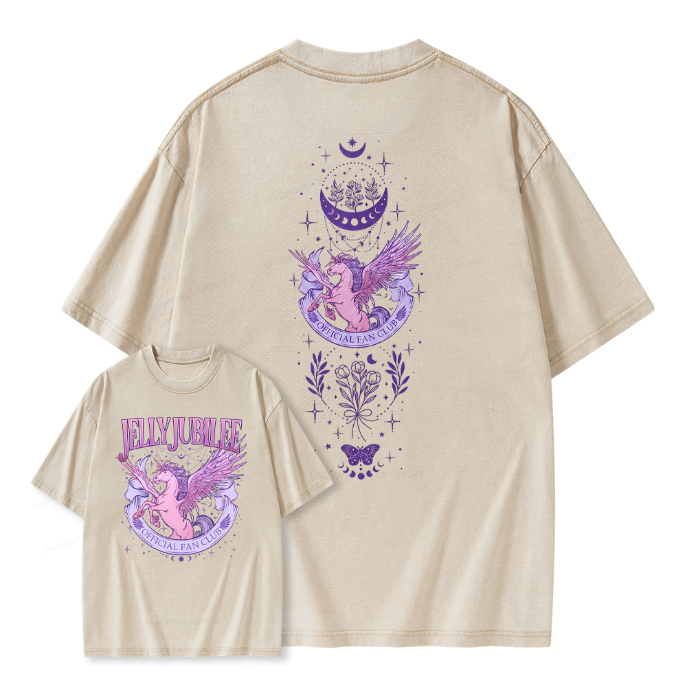 Pagewings Fantasy Books Lover Unisex Washed T-shirt