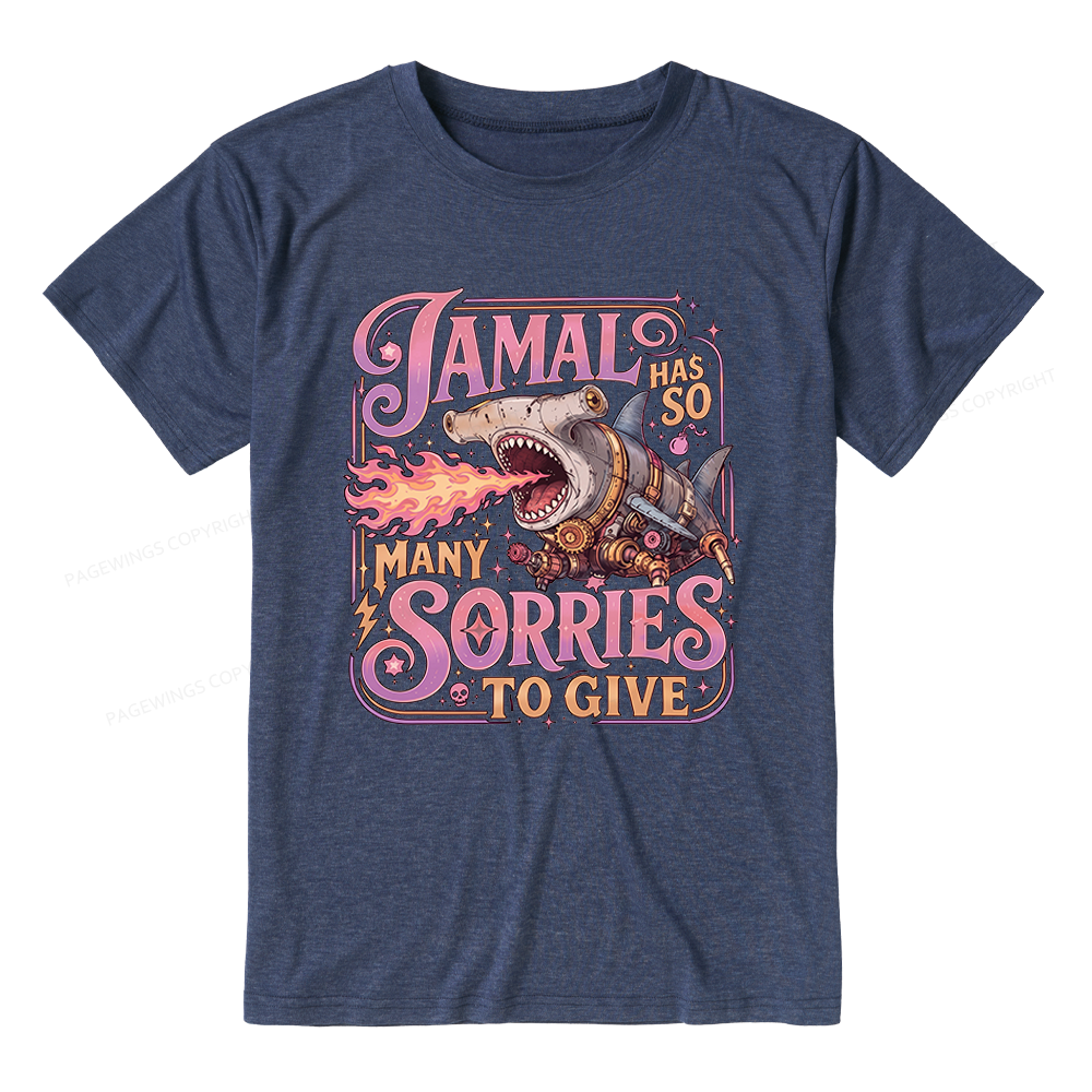 Pagewings So Many Sorries To Give Unisex Heather T-Shirt