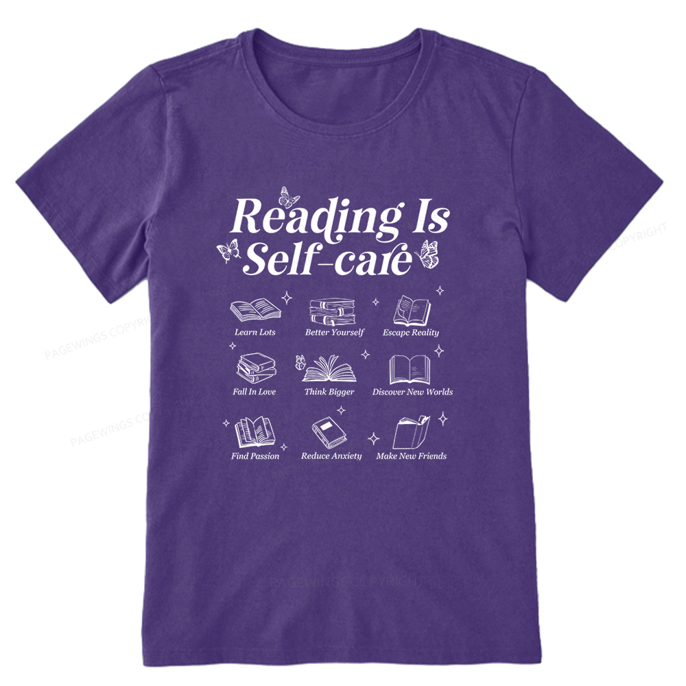 Pagewings Reading Is Self Care Unisex Classic T-shirt