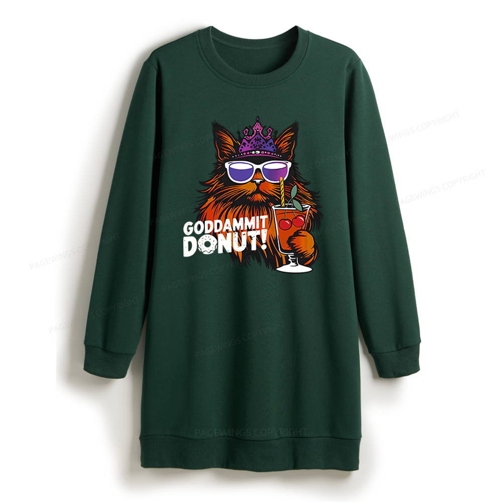 Pagewings Read Sci-Fi Book Sweatshirt Dress