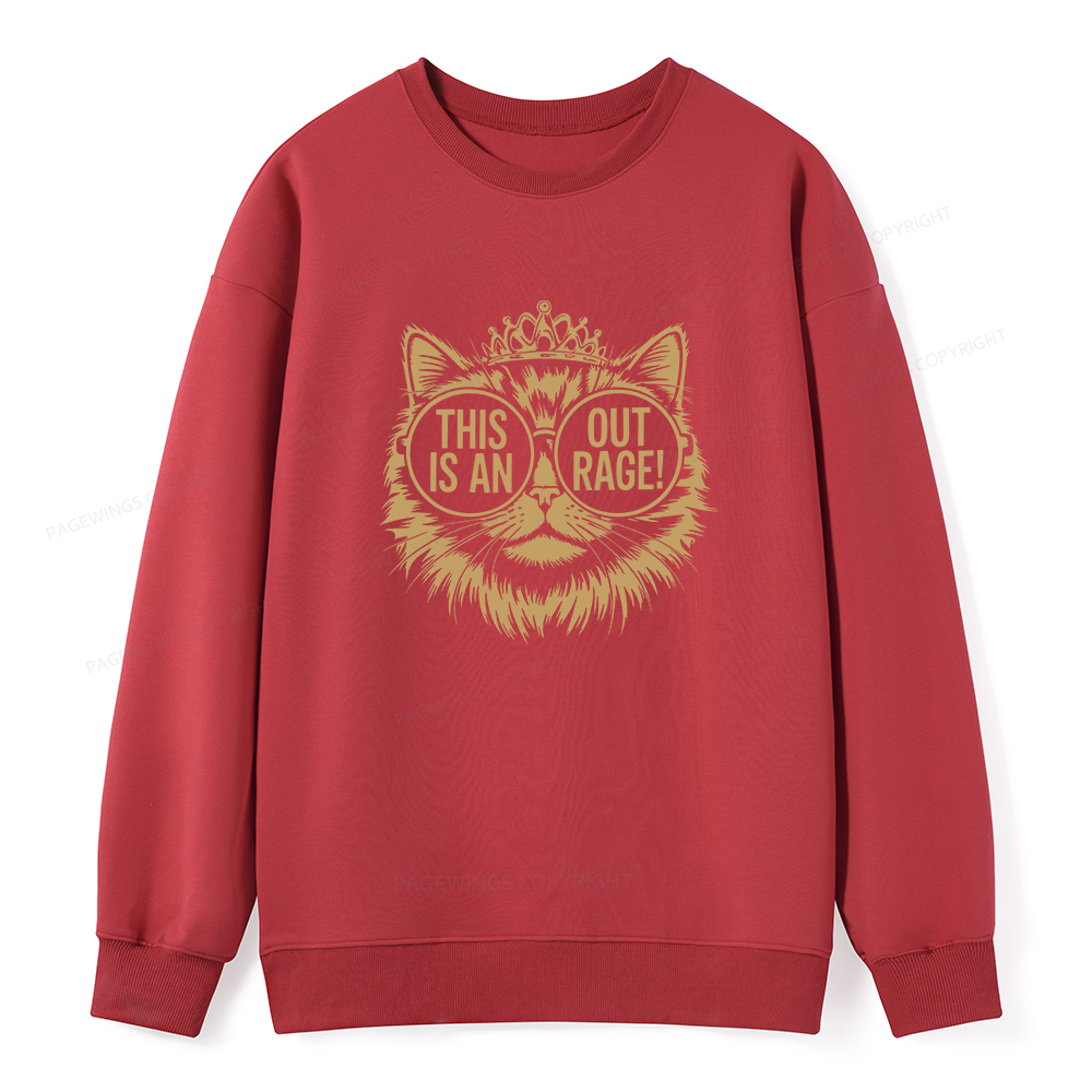 Pagewings This Is An Outrage Unisex Classic Sweatshirt