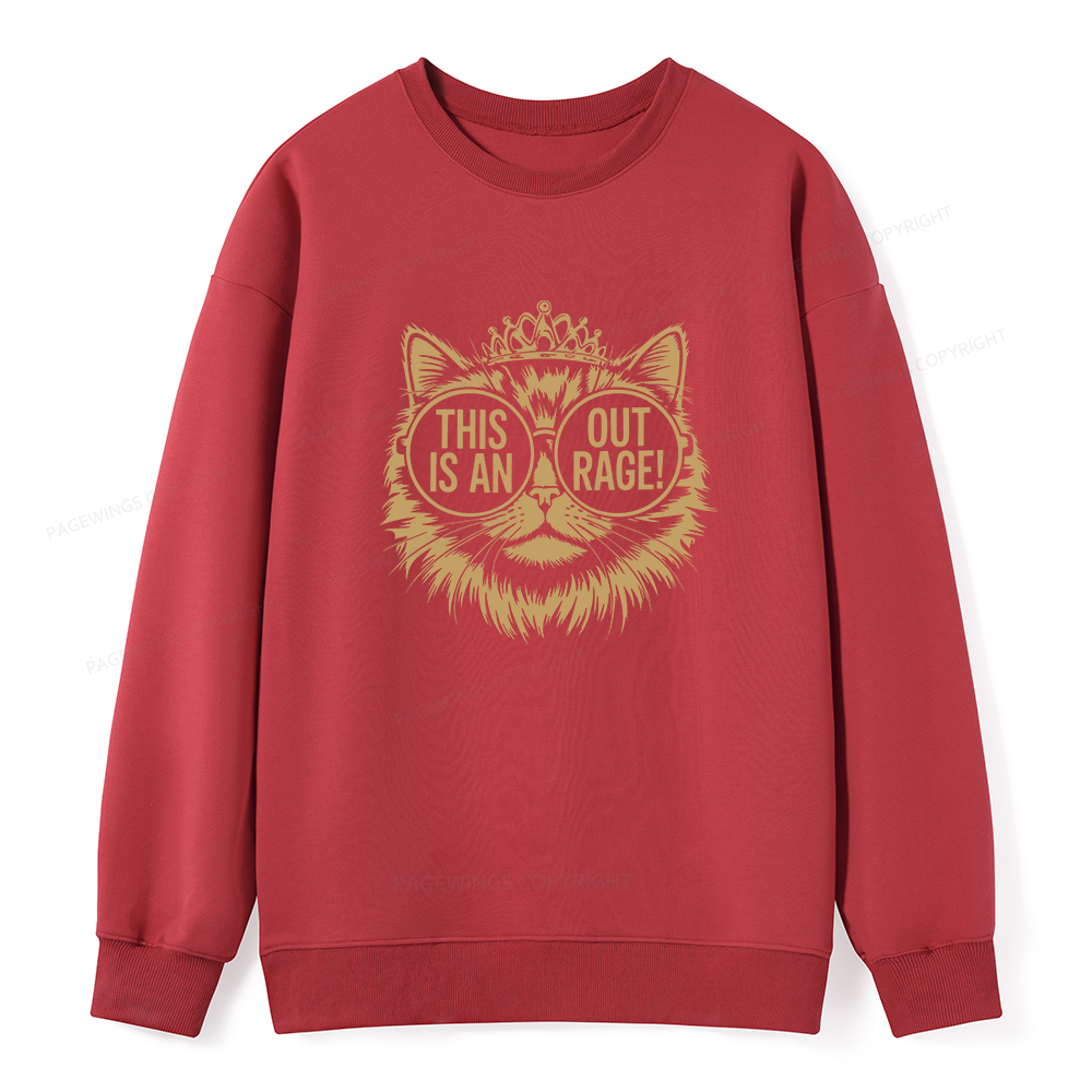 Pagewings This Is An Outrage Unisex Classic Sweatshirt