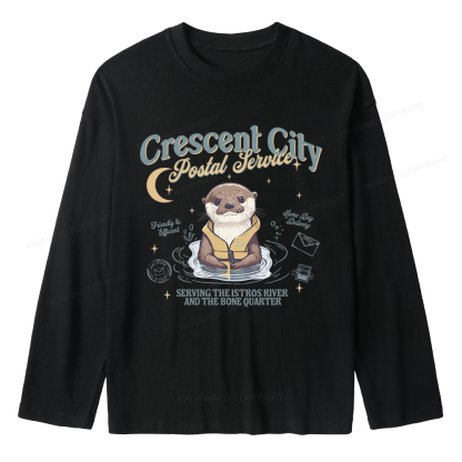 Pagewing Reading Fantasy Bookish Unisex Lightweight Long Sleeve T-Shirt
