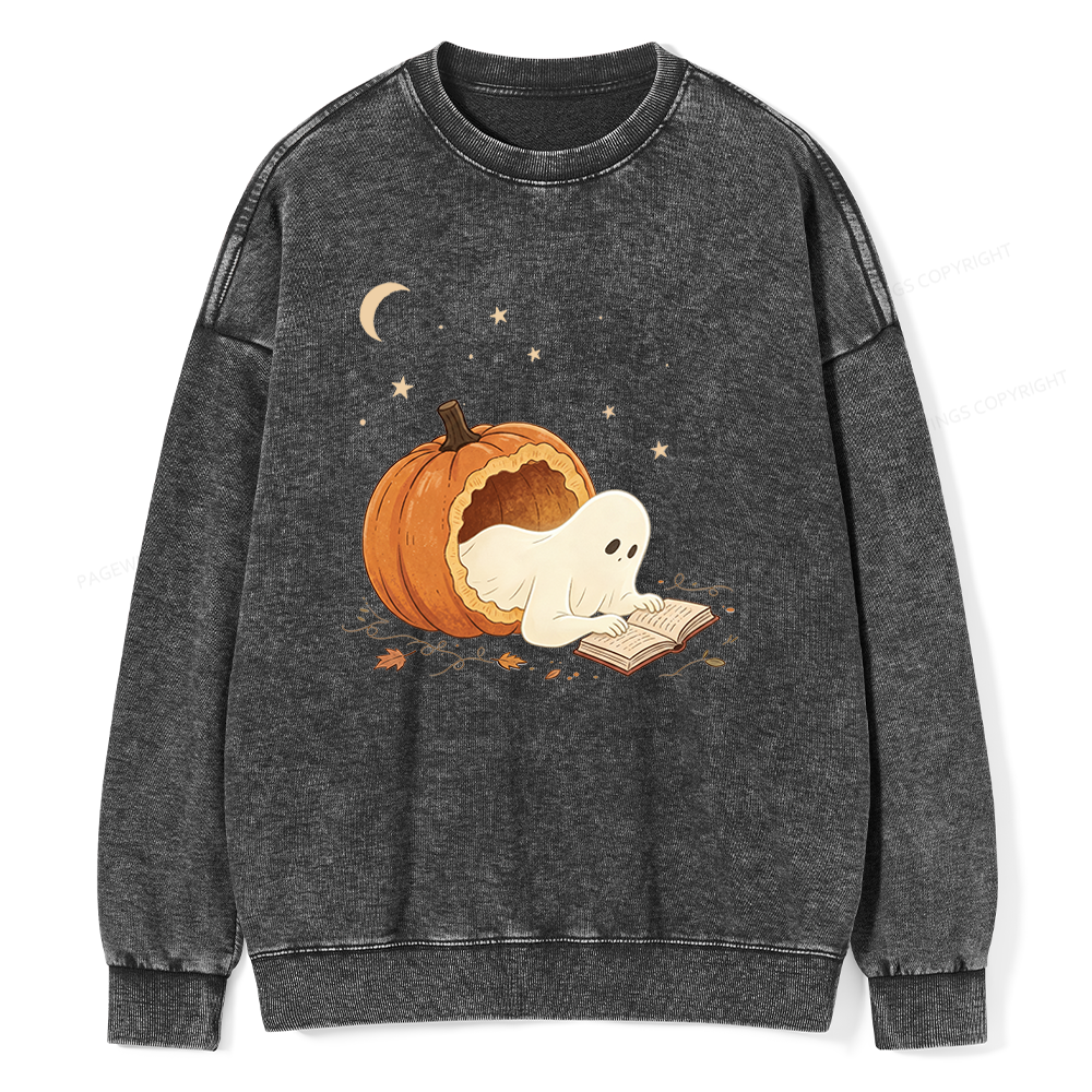 Pagewings Waiting For Fall Unisex Washed Sweatshirt