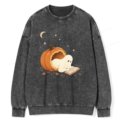 Pagewings Waiting For Fall Unisex Washed Sweatshirt