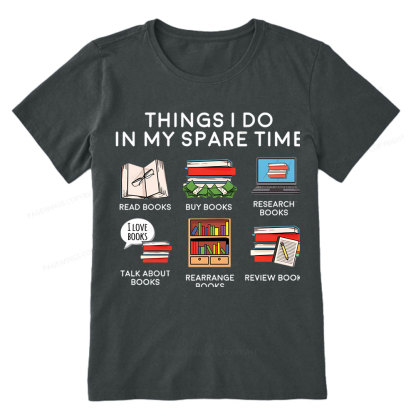 Pagewings Books Reading In My Spare Time Unisex Classic T-shirt