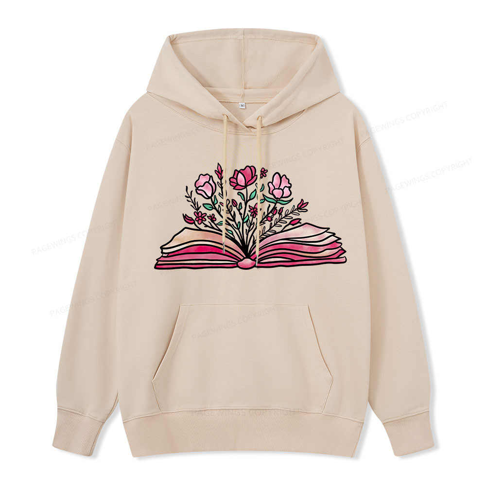 Pagewings Booktrovert Definition Funny Book Lover Png Unisex Classic Hoodie