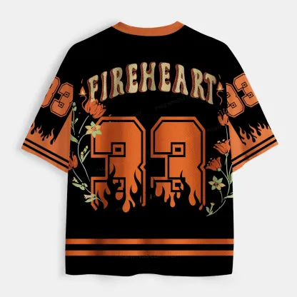 Pagewings Fireheart Unisex Mesh Jersey