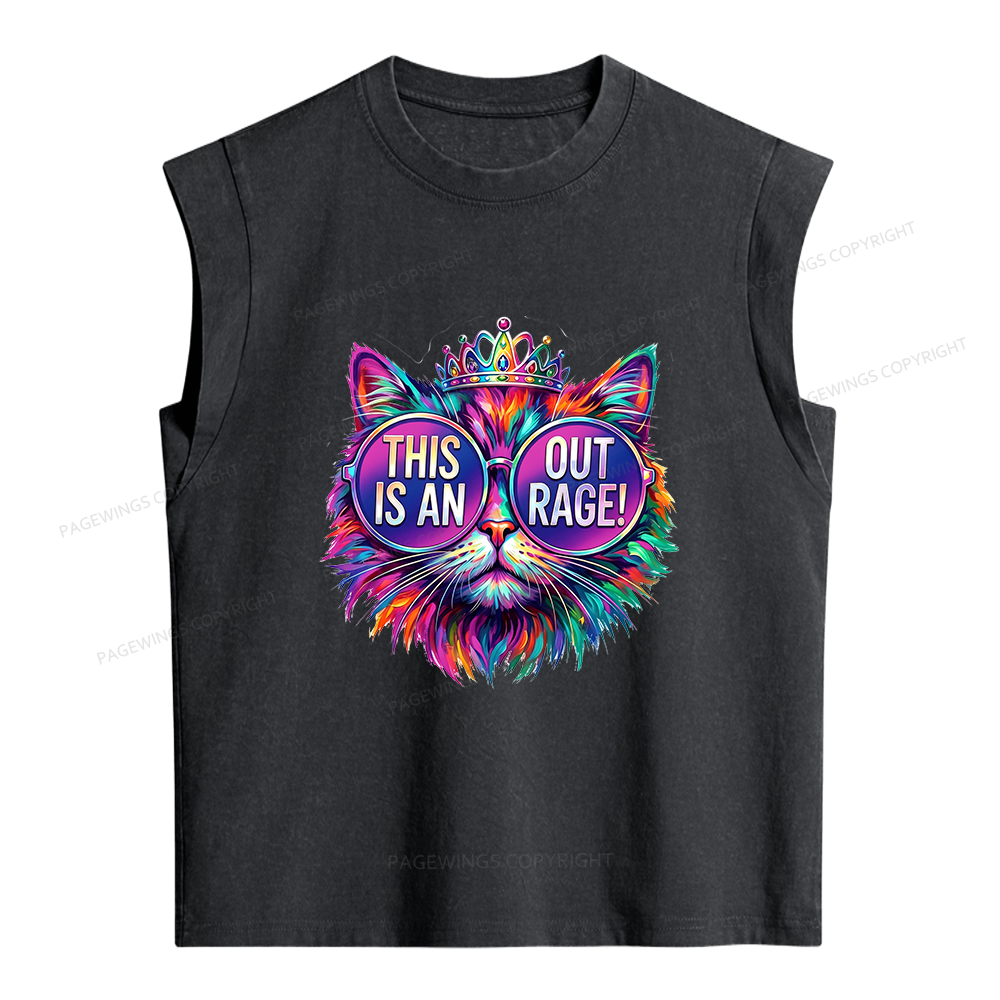 Pagewings Sci-Fi Book Lover Women's Washed Tank Top