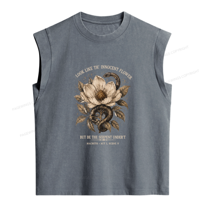 Pagewings Shakespeare Quote Women's Washed Tank Top