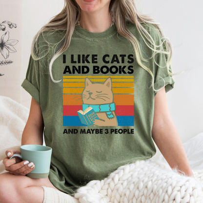 Pagewings Like Book And Maybe 3 People Unisex Washed T-shirt Unisex Washed T-shirt