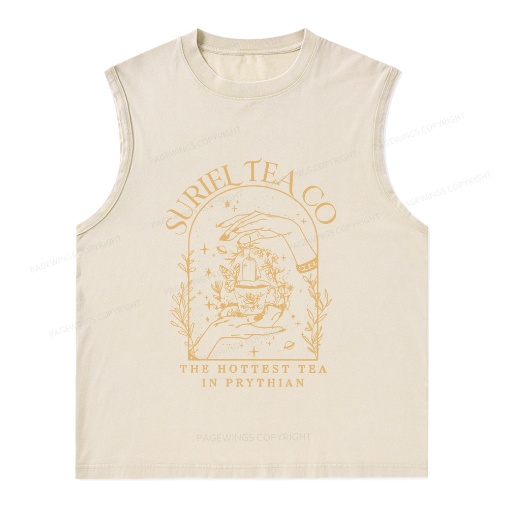 Pagewings A Court Of Thorns And Roses Unisex Washed Tank Top