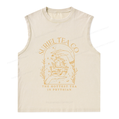 Pagewings A Court Of Thorns And Roses Unisex Washed Tank Top