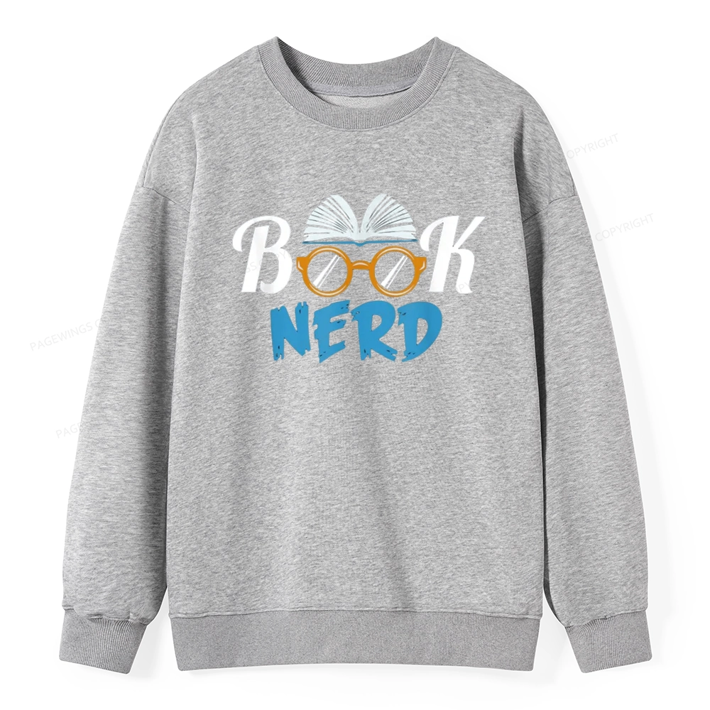 Pagewings Book Nerd Unisex Classic Sweatshirt
