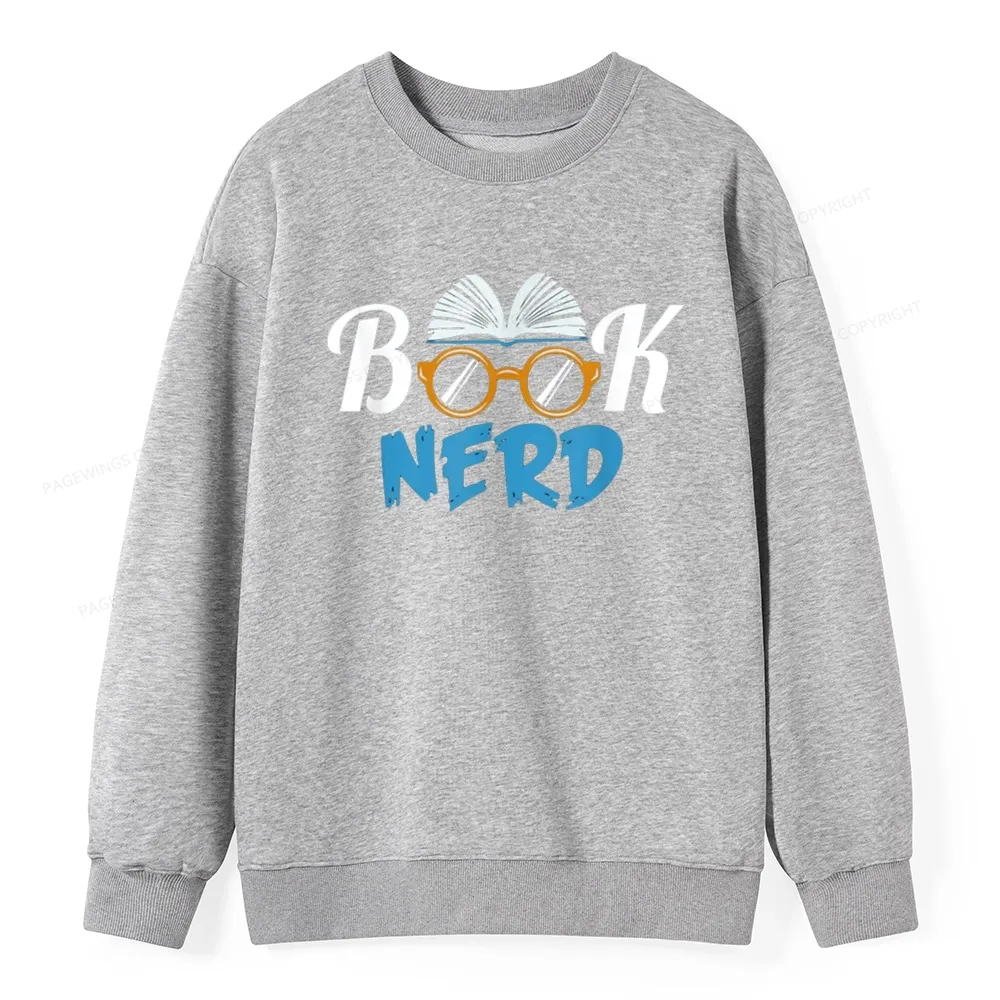 Pagewings Book Nerd Unisex Classic Sweatshirt