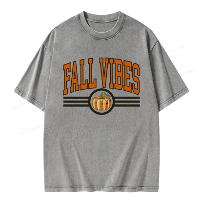 Pagewings Pumpkin Season Unisex Washed T-shirt
