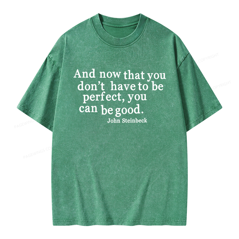 Pagewings Vintage Quote Unisex Washed T-shirt