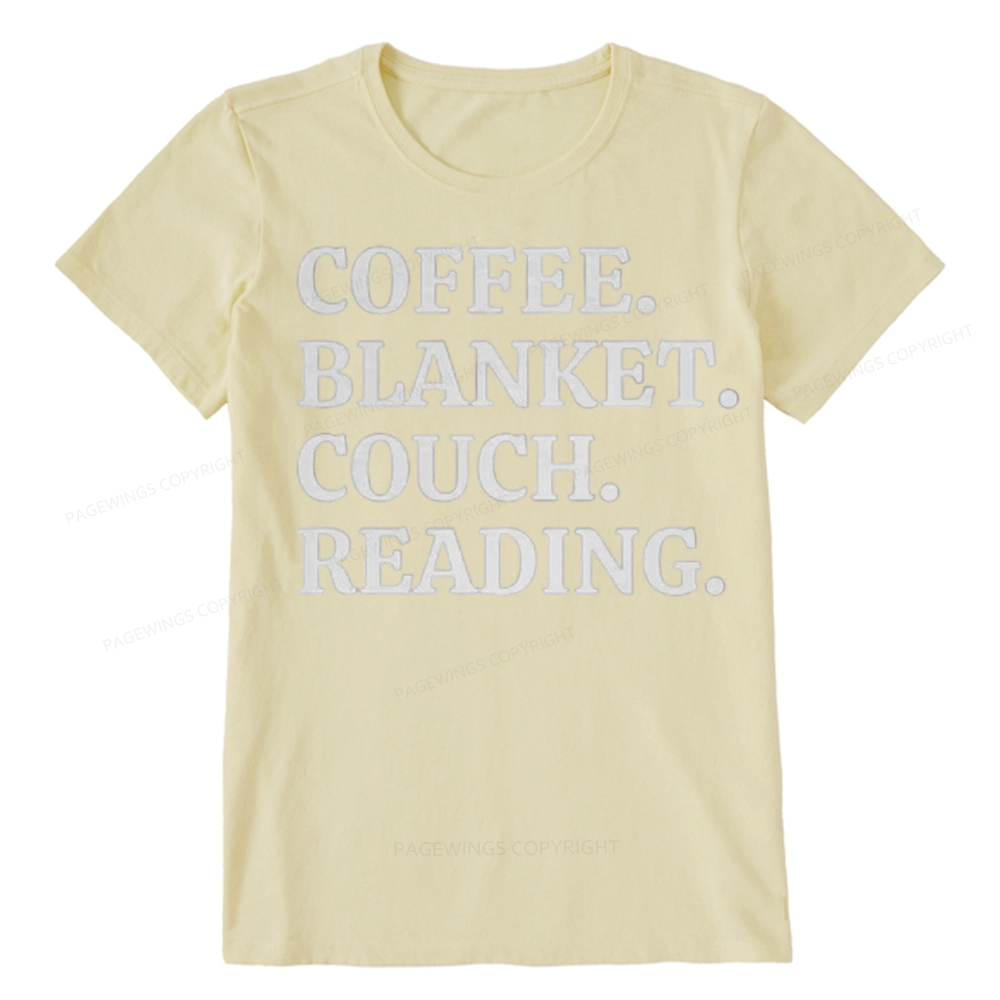 Pagewings Coffee Blanket Couch Reading Unisex Classic T-shirt