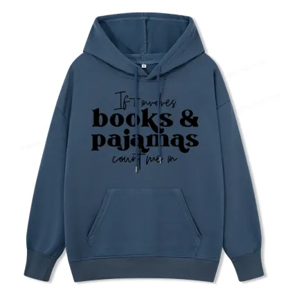 Pagewings Involves Books And Pajamas Count Me Unisex Classic Hoodie