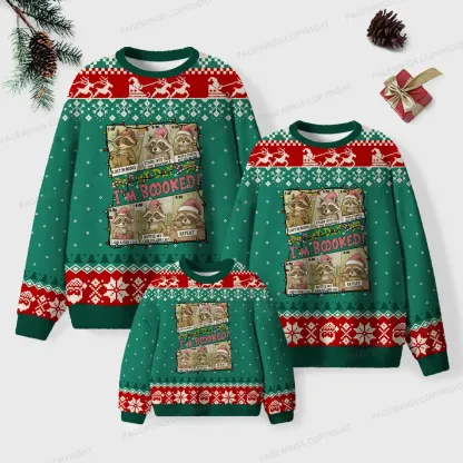 Pagewings I’m Booked Unisex Ugly Knit Sweatshirt