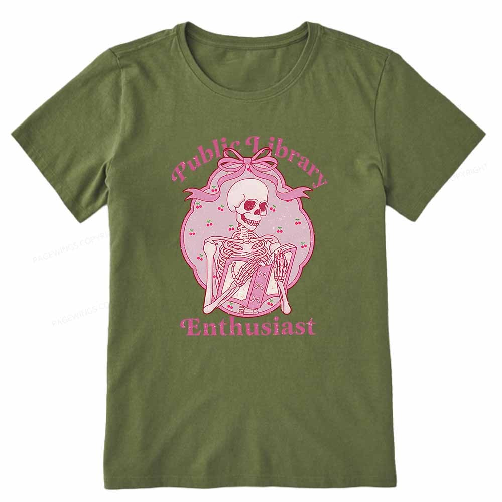 Pagewings Public Library Enthusiast Unisex Classic T-shirt