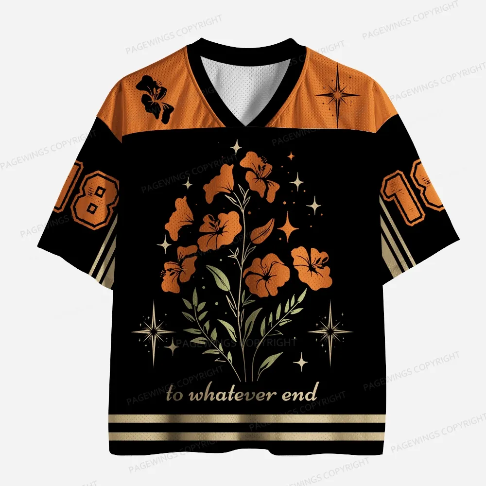 Pagewings To Whatever End Unisex Mesh Jersey