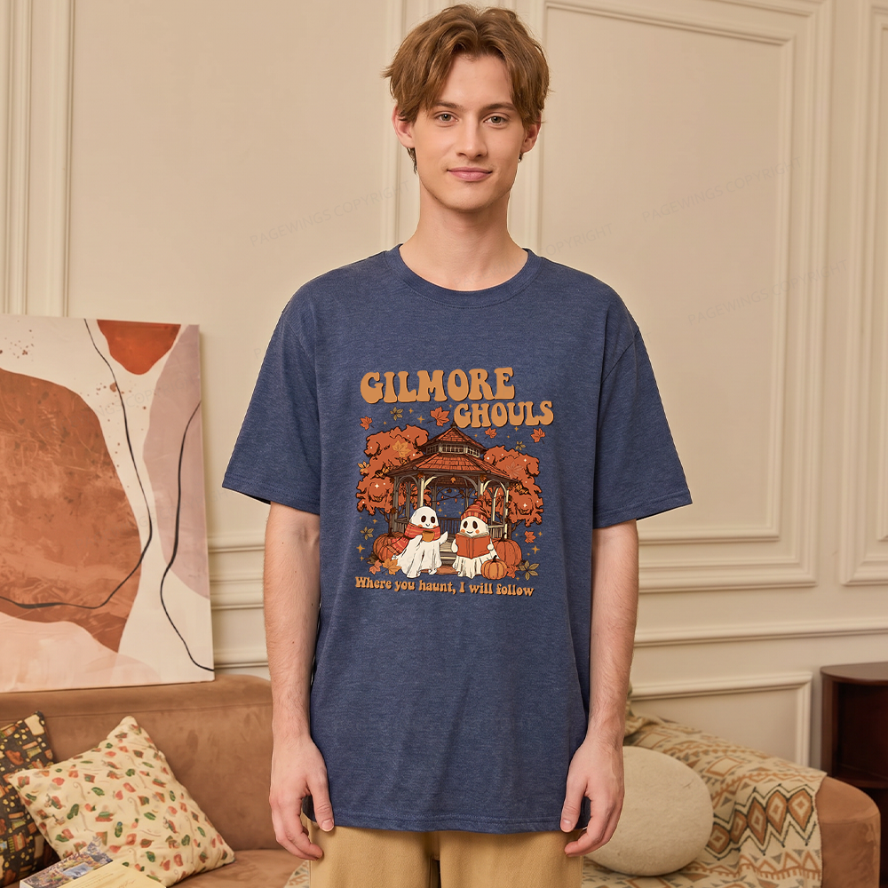 Pagewings Gilmore Ghouls Unisex Heather T-Shirt