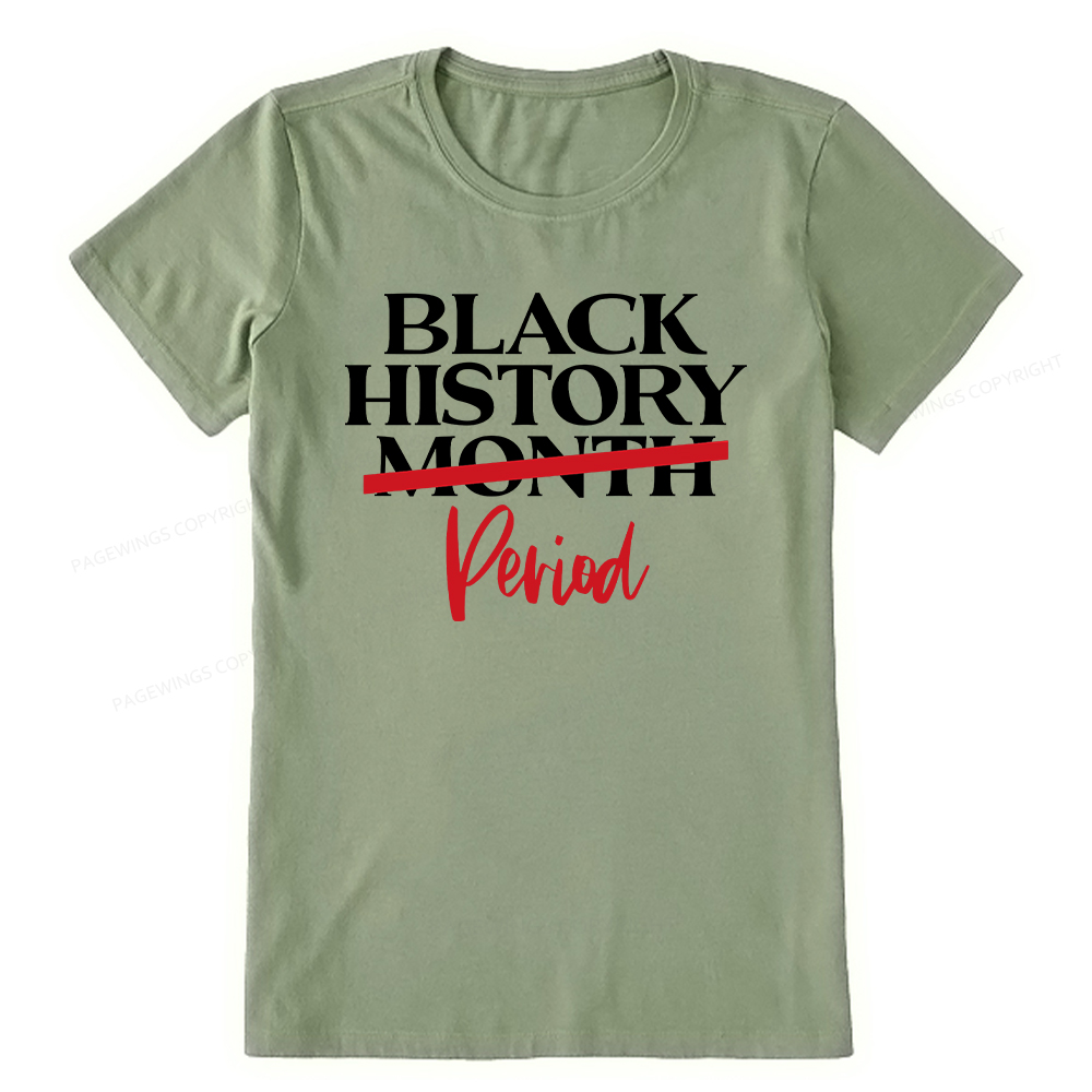 Pagewings Black History Month Period Unisex Classic T-shirt