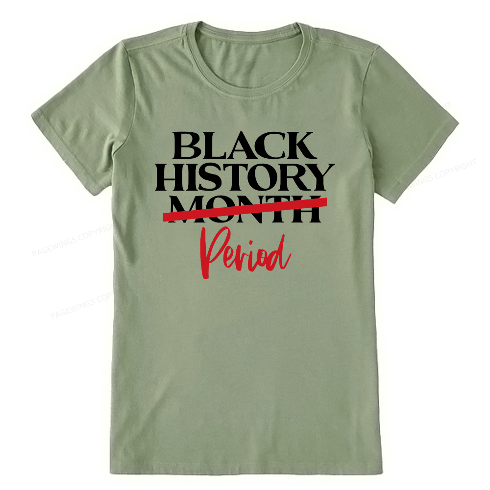 Pagewings Black History Month Period Unisex Classic T-shirt
