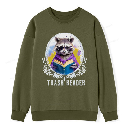 Pagewings Trash Reader Unisex Classic Sweatshirt