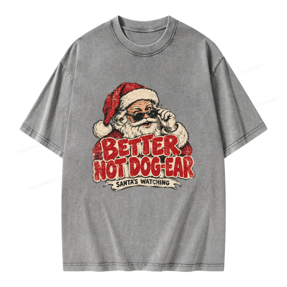 Pagewings Better Not Dog-Ear Unisex Washed T-shirt