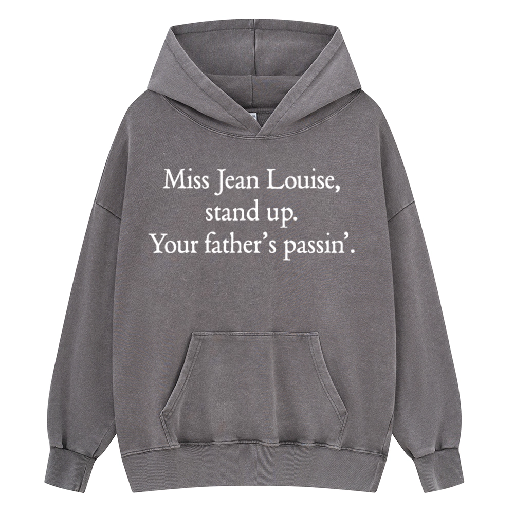 Pagewings Miss Jean Louise Stand Up Unisex Washed Hoodie