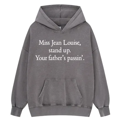 Pagewings Miss Jean Louise Stand Up Unisex Washed Hoodie
