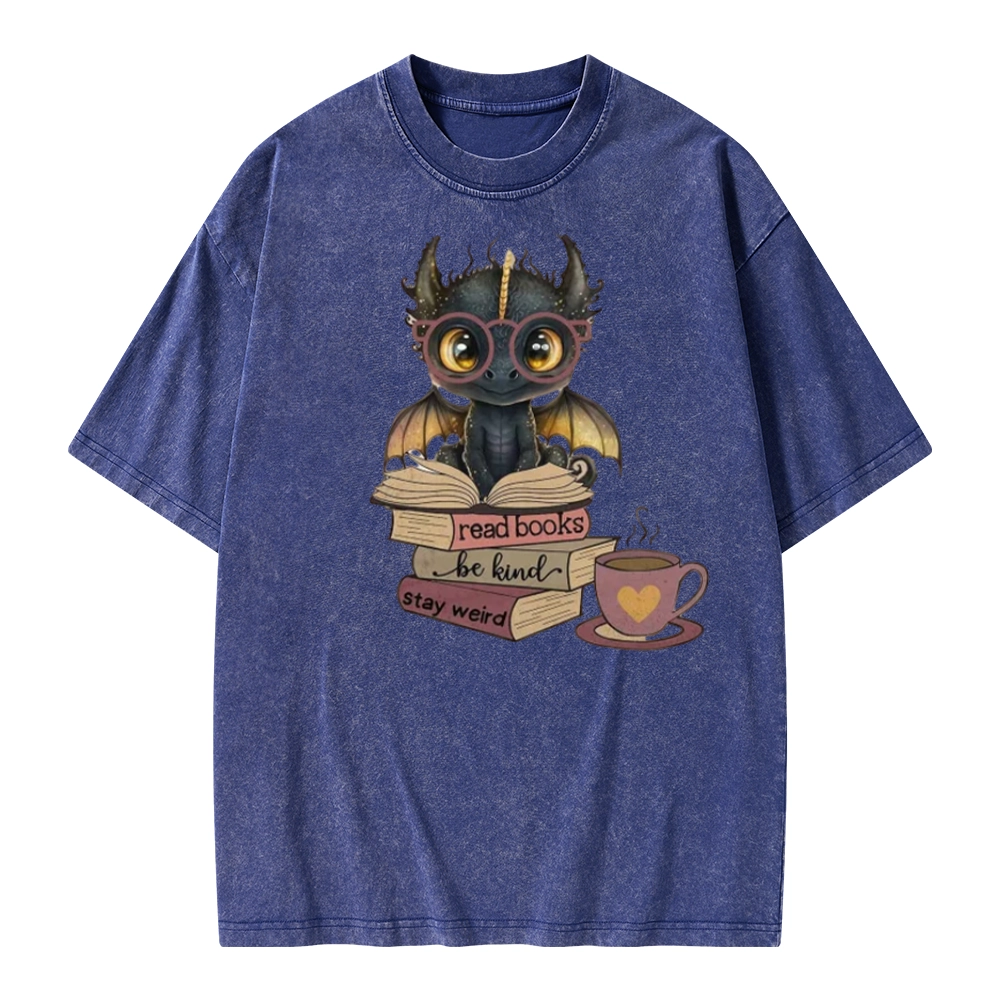 Pagewings Fourth Wing Dargon Unisex Washed T-shirt