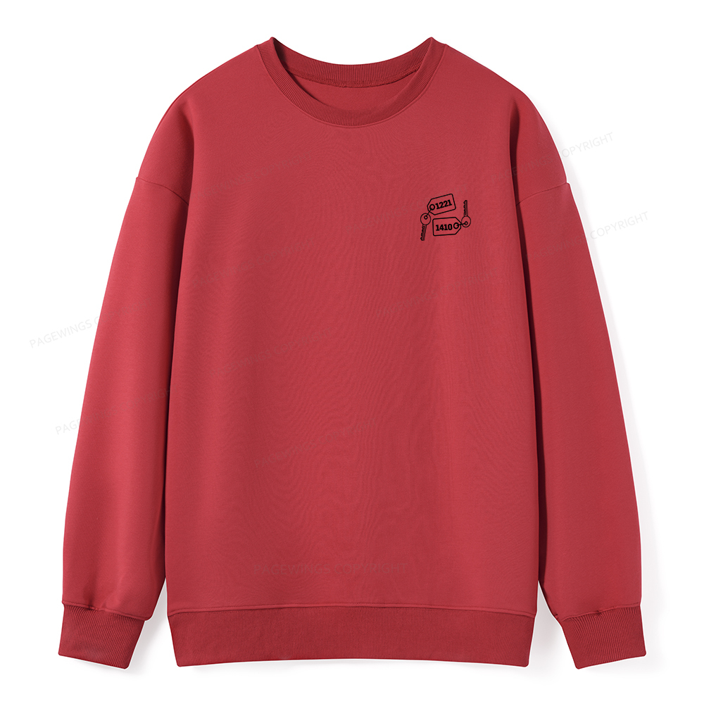 Pagewings Room Numbers Unisex Classic Sweatshirt
