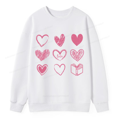 Pagewings To Love And Learn How To Be Loved Unisex Classic Sweatshirt