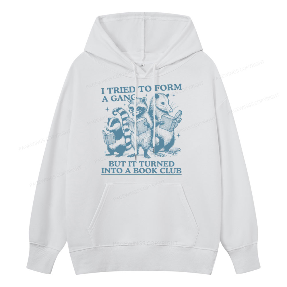 Pagewings A Gang Turn Into A Book Club Unisex Classic Hoodie