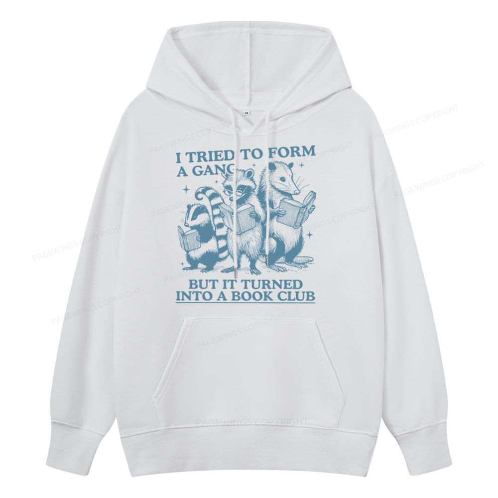 Pagewings A Gang Turn Into A Book Club Unisex Classic Hoodie