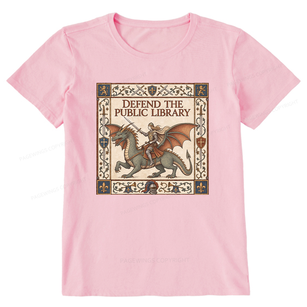 Pagewings Defend the Public Library Unisex Classic T-shirt
