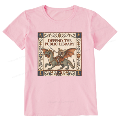 Pagewings Defend the Public Library Unisex Classic T-shirt