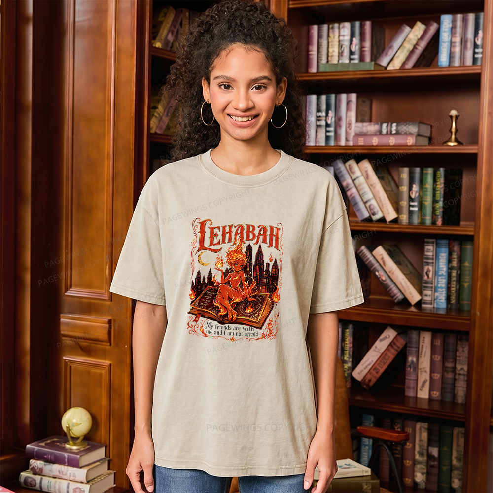 Pagewings Light It Up Unisex Washed T-shirt